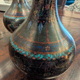 Chinese Cloisonne enamel dragon PAIR