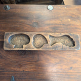 ANTIQUE WOODEN CHINESE MOON CAKE MOLD