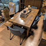 Ashley Metal & Faux Leather Dining Chair