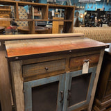 Fena Rustic Multi-Color 2 Door 2 Drawer Cabinet