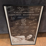 Scarlett Johansson Autographed Play Poster ~ Cat on a Hot Tin Roof ~ Cast Signed