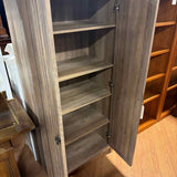 Bush Salinas Gray 2 Door Storage Cabinet