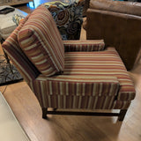 Sherrill Gold/Red Striped Chair
