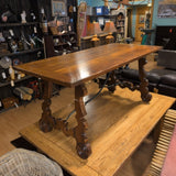 South Cone Wood & Metal Dining Table