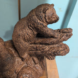 TABLE LAMP BEARS PLAYING