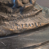 "End of the trail" Bronze Fraser