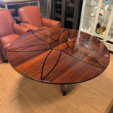 Custom Made Dining Table ~ Brazilian Cherry Top ~ Jatoba Base ~ Colorado Artist/