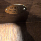Old Hickory 2 Drawer Dark Stained Hickory Sideboard