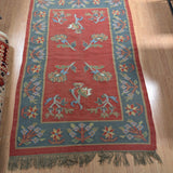 RUG WOOL KILIM STYLE RUG 4' X 6'4"