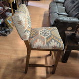 Grandin Road Ferrara Kilim Seat Barstool
