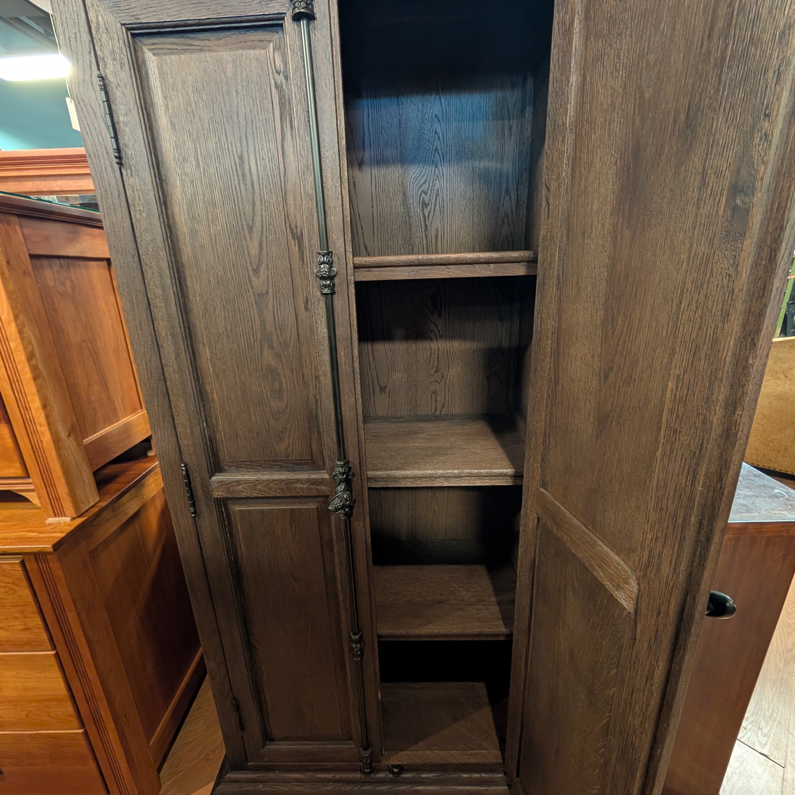 RH French Paneled Two Door Cabinet
