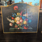 3 Panel floral painting