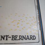 ARTWORK LE GRAND SAINT-BERNARD ANTIQUE POSTER