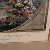 Artwork FRANCESCO BARTOLOZZI antique etching framed (1775?)