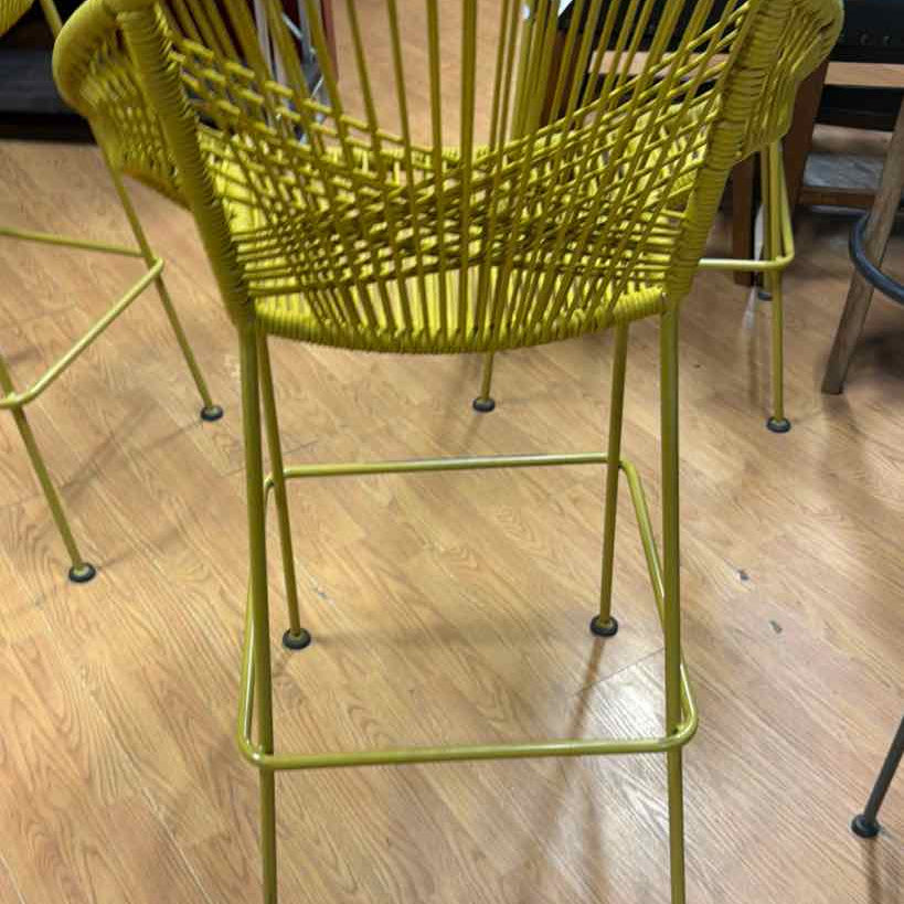 Article Kasiko Yellow Outdoor Barstool