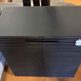 BDI Innovative Gray 2 Door Glass Top Bar Cabinet