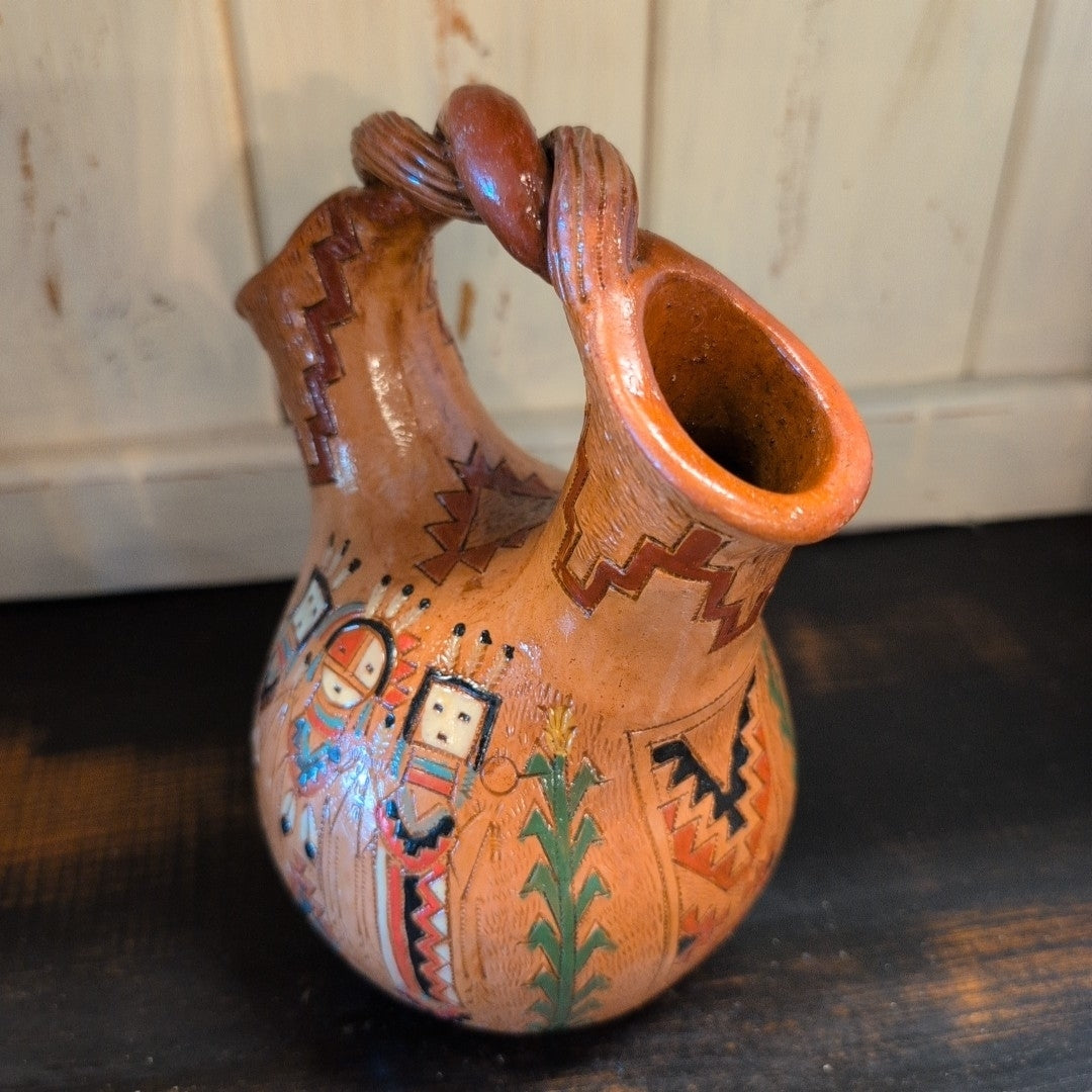 NAVAJO WEDDING VASE CRAFTED BY KEN & IRENE WHITE