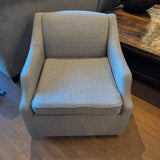 Pottery Barn Emma Charcoal Swivel