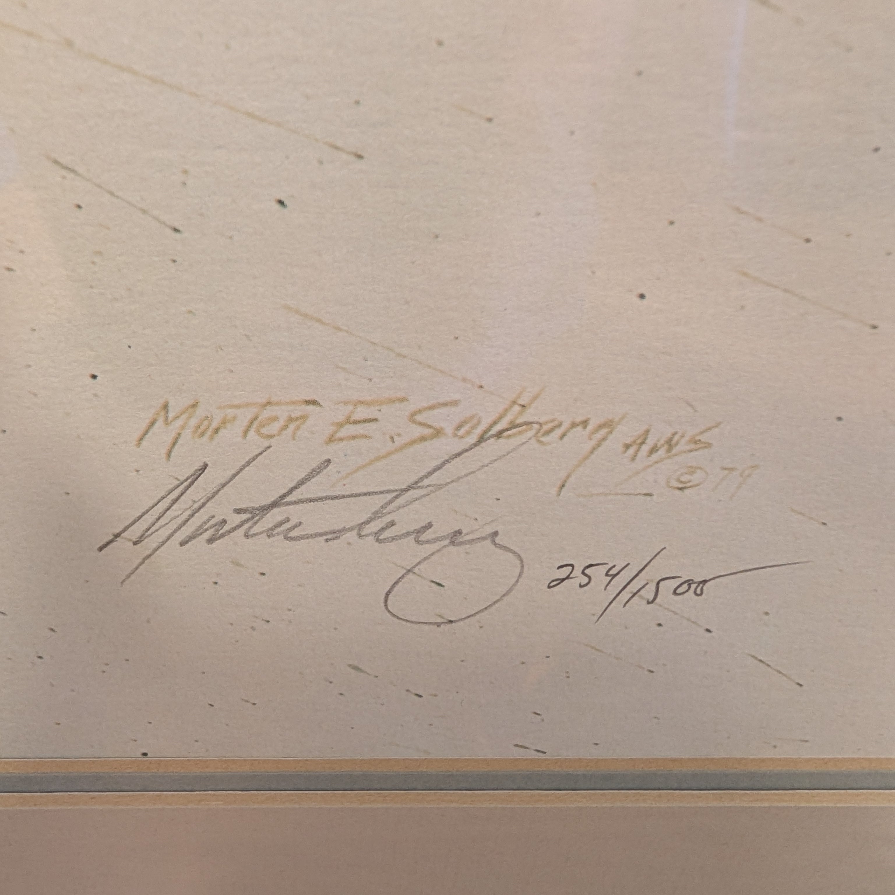 Morton Solberg Elk. signed & limited edition